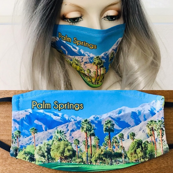 Beautiful New PALM SPRINGS Adult FACE MASK O/S - Picture 9 of 15